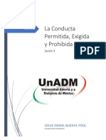 La Conducta Permitida, Exigida y Prohibida: Sesión 3