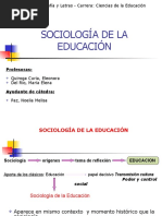 NIVELES DE ANÁLISIS DE LA SOCIOLOGÍA DE LA EDUCACIÓN - PPSX