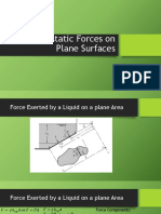 3 - Hydrostatic Forces On Plane Surfaces