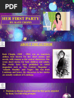 Class 8 - Her First Party