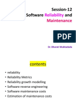 SEQA Session 6 Software Reliability