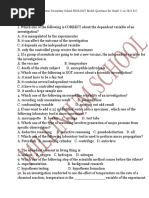 Biology Work Sheet Grade 12 2014