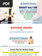 MD Notes Ch1 Design For Static Loading by Mudit Raj Sir