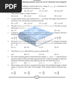 For The Answer of The Following Questions Choose The Correct Alternative From Among The Given Ones