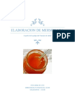 Elaboracion de Mermelada