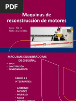 Maquinas Balanceadoras de Cigüeñal 2021