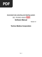 (Software Manual) Ver1.0 BC ROBO-8001RFID