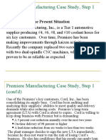 Premiere Manufacturing Case Study, Step 1: Background: The Present Situation