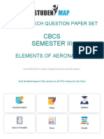 Cbcs Semester Iii: Elements of Aeronautics