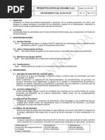 CAL-PRO-005 PROCEDIMIENTO DEL PLAN HACCP Rev01