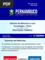 Dilatação Térmica de Sólidos e Líquidos