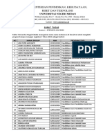 Surat Tugas Mahasiswa Program KM3