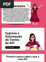 Cypress e Automação de Testes de API - Conie Menezes