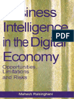 Business Intelligence in The Digital Economy Opportunities Limitations and Risks