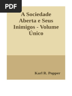 A Sociedade Aberta e Seus Inimigos by Karl R. Popper