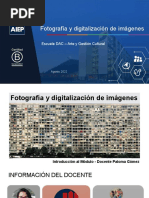 Introduccioìn A Fotografiìa y Digitalizacioìn de Imaìgenes, Clase 1 - 2022