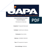 Presupuesto Empresarial Tarea 5