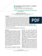 Nigerian Agricultural Journal: A Review On Plant Genomic Development Its Importance, Constraints and Prospects