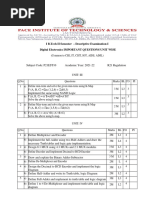 I B.Tech II Semester - Descriptive Examination-I Digital Electronics Important Questions Unit Wise