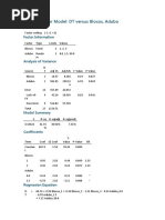 General Linear Model Do Minitab