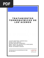 Tratamientos Termoquímicos de Los Aceros