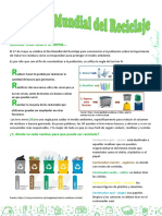 Día Mundial Del Reciclaje - Dossier de Actividades