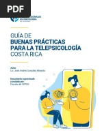 Guia de Buenas Practicas para La Telepsicologia