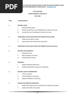 Civic Education Scheme of Work For Junior Secondary School JSS 1