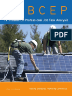 NABCEP-PV Installation Professional Job Task Analysis