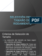 Selección Del Tamaño Del Rodamiento