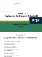 Unidad IV-Reglamento de Bienestar Estudiantil