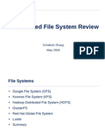 Distributed File System Review: Schubert Zhang May 2008