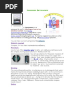 Homemade Galvanometer