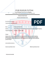 GUYUB RUKUN FUTSAL Formulir