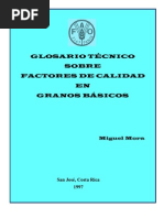 Granos Basicos - Glosario Tecnico