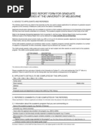 Academic Referee Report Form 2010