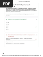  Examen Parcial Fisiología Humana II