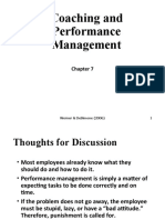 Coaching and Performance Management: Werner & Desimone (2006) 1