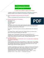 Class 10 Notes Controlcoordination