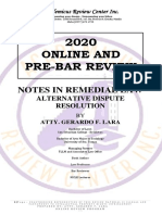 ADR by Atty. Gerardo F. Lara