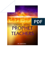 Office of The Prophet and Teacher by Ife Adetona