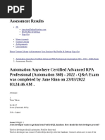 Assessment Results - HTML