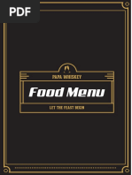 Food Menu HSR