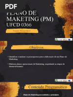 Plano de Maketing (PM) : UFCD 0366