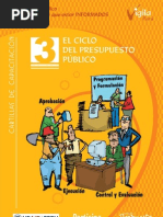 Cartilla 3: El Ciclo Del Presupuesto Público