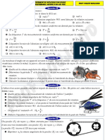 Exercices: Mouvement de Rotation D'un Solide Indéformable Autour D'un Axe Fixe