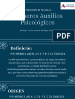 Taller Primeros Auxilios Psicologicos