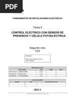 Tarea 5 - Control Eléctrico Con Detector de Presencia y Célula Fotoeléctrica Ok