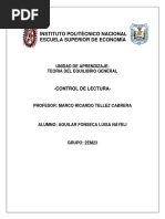 Control de Lectura - Aguilar Fonseca Luisa Nayeli