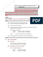 Liste Des Comptes Du Plan Comptable Des Industries Du Cin Ma Et de La Vid o Communication